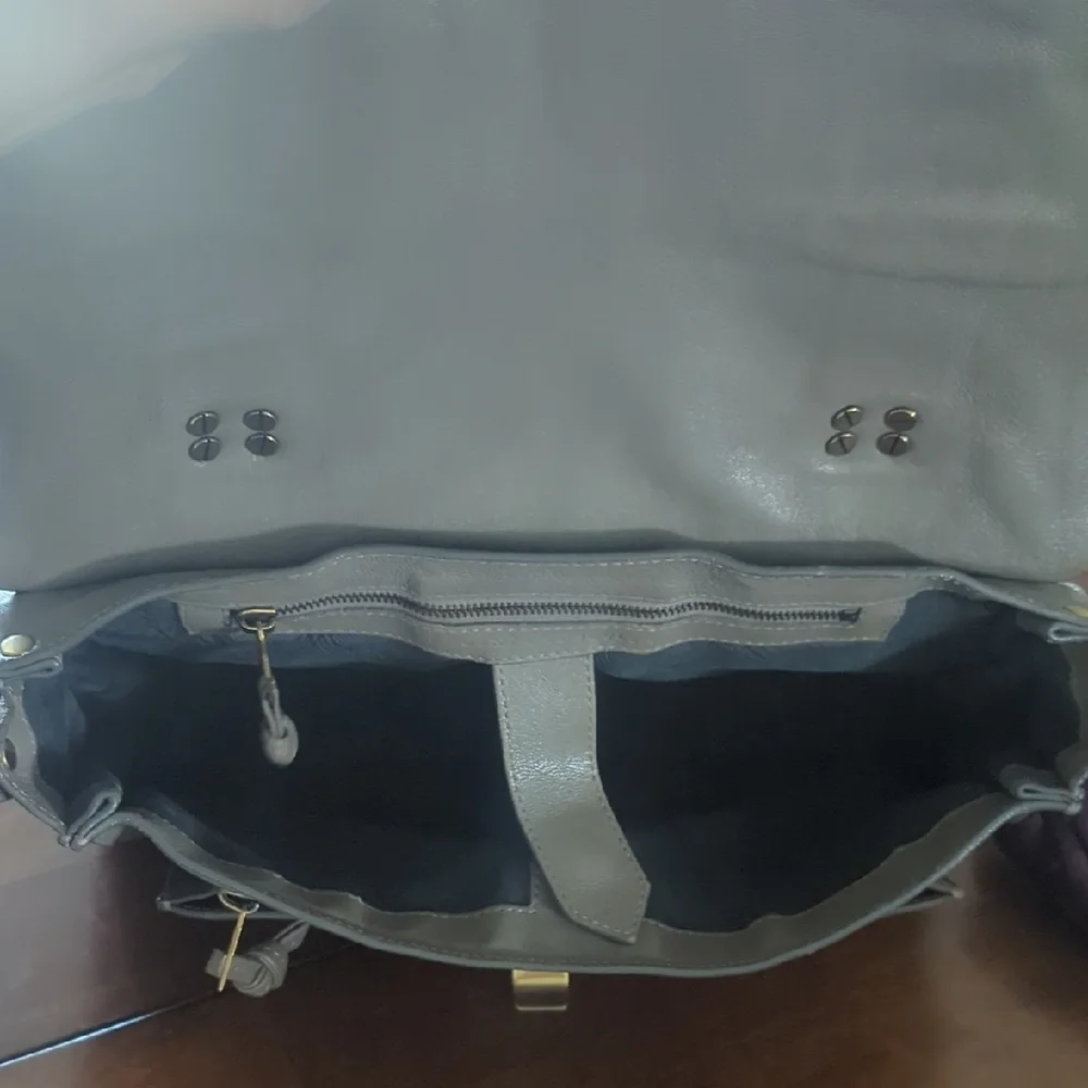 Proenza Gray Leather Satchel - Picture 6 of 7